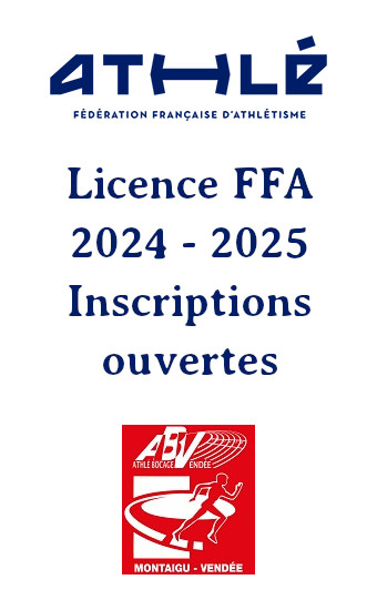 2024-09-01 - Inscriptions licence 2024 -2025